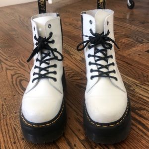 White Platform Dr. Martens